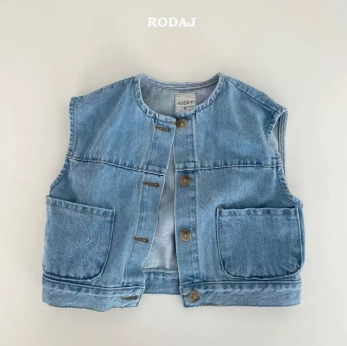 Roda J - Korean Children Fashion - #designkidswear - Needs Denim Vest