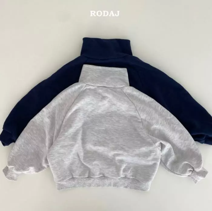 Roda J - Korean Children Fashion - #todddlerfashion - Risk Half Zip-up Tee - 2