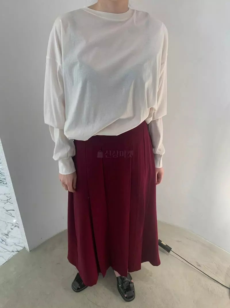 Roomk - Korean Women Fashion - #womensfashion - Wrinkle Skirt - 4