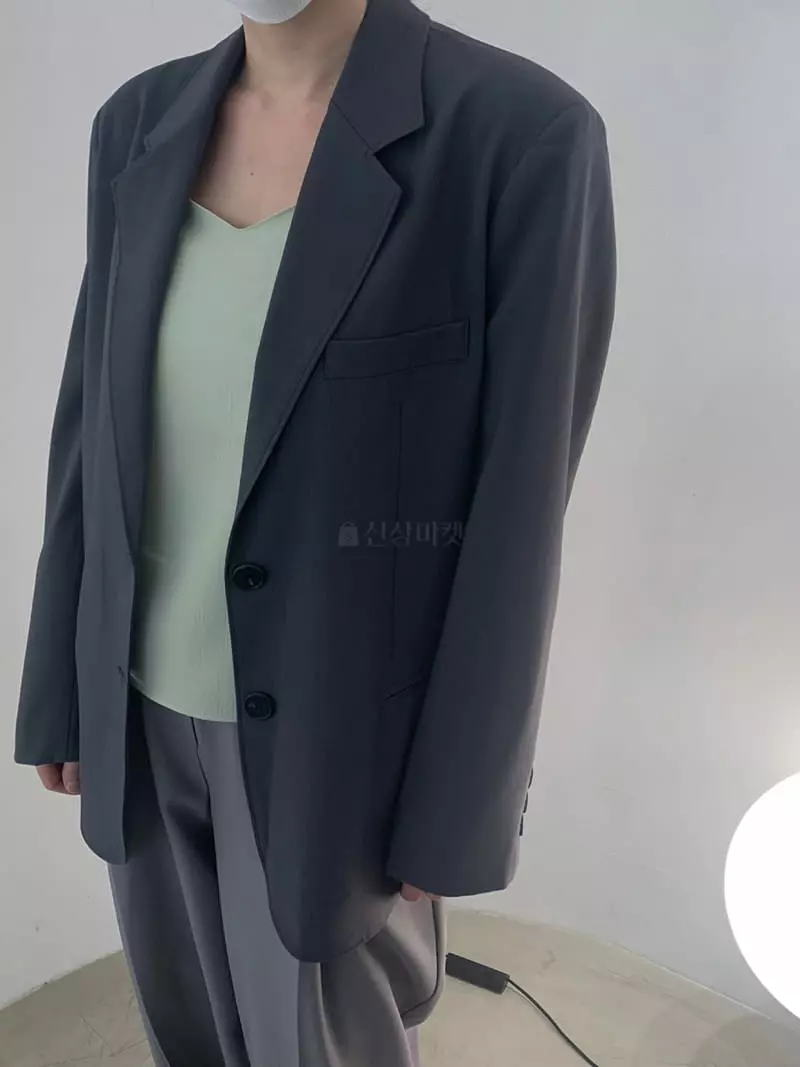 Roomk - Korean Women Fashion - #momslook - Basic Jacket - 2