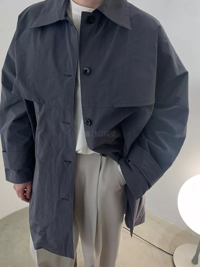 Roomk - Korean Women Fashion - #momslook - Half Trench Jacket - 2