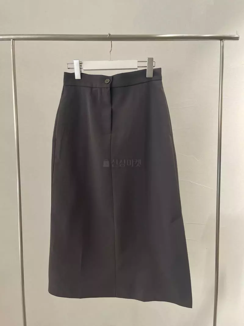 Roomk - Korean Women Fashion - #momslook - Side Open Skirt