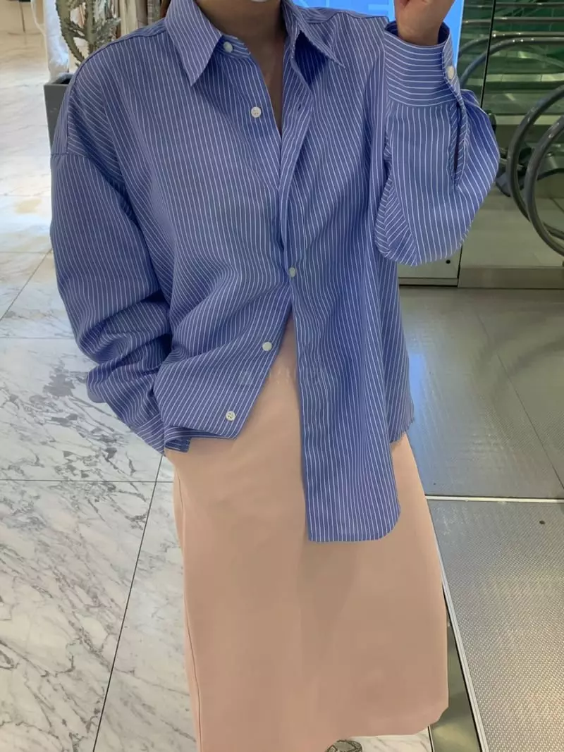 Roomk - Korean Women Fashion - #romanticstyle - Drop Shirt - 3