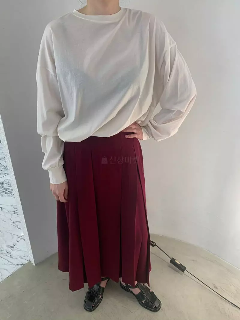 Roomk - Korean Women Fashion - #womensfashion - Wrinkle Skirt - 3