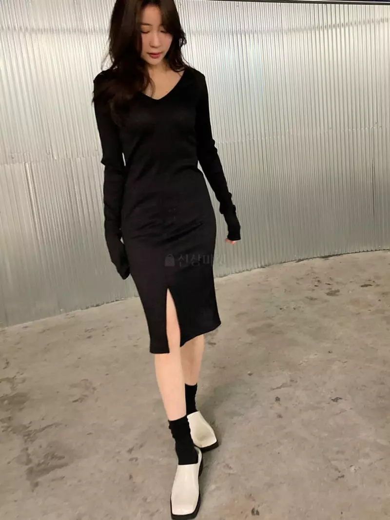 Rooof - Korean Women Fashion - #pursuepretty - Bokart Open One-piece - 2