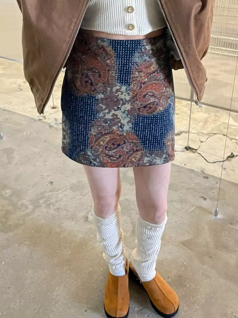 Rooof - Korean Women Fashion - #pursuepretty - Punching Mini Skirt