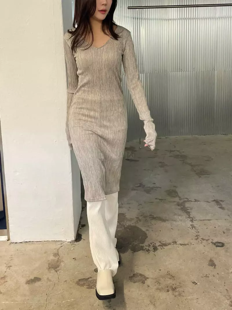 Rooof - Korean Women Fashion - #vintagekidsstyle - Bokart Open One-piece