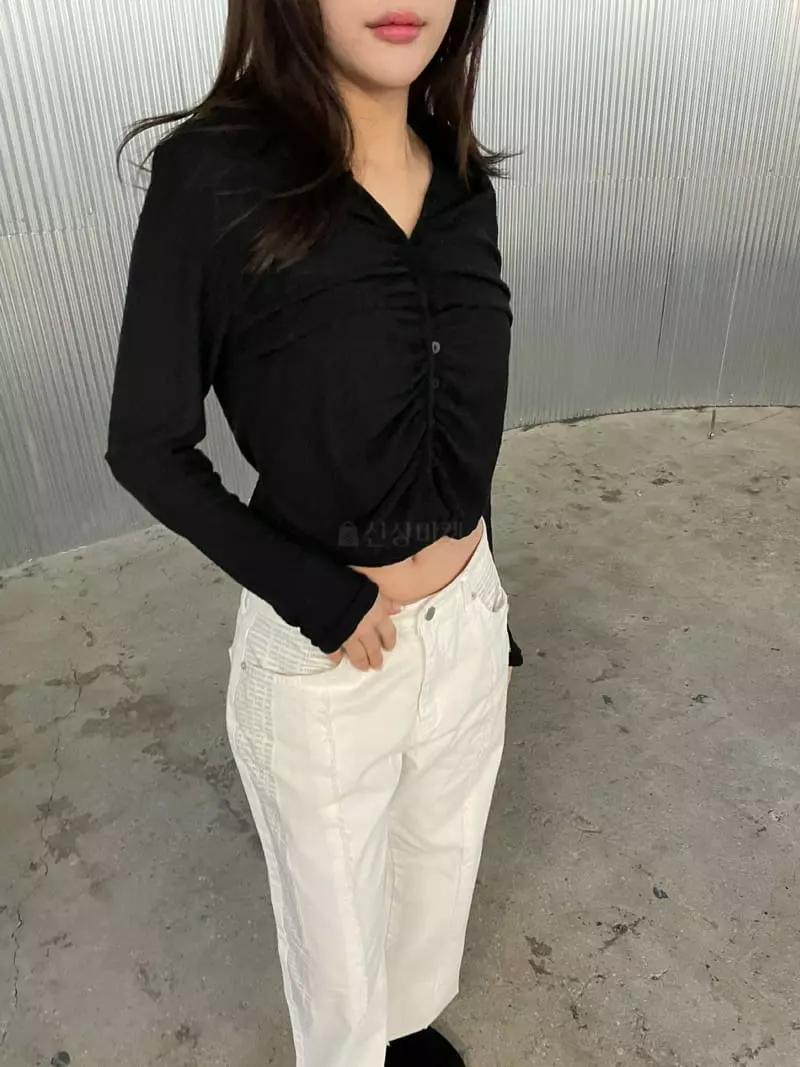 Rooof - Korean Women Fashion - #womensfashion - Shirring Shirt - 3