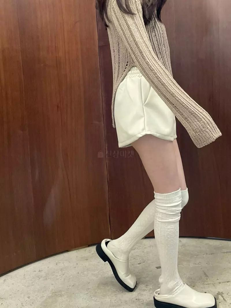 Rooof - Korean Women Fashion - #womensfashion - Leather Pants - 2