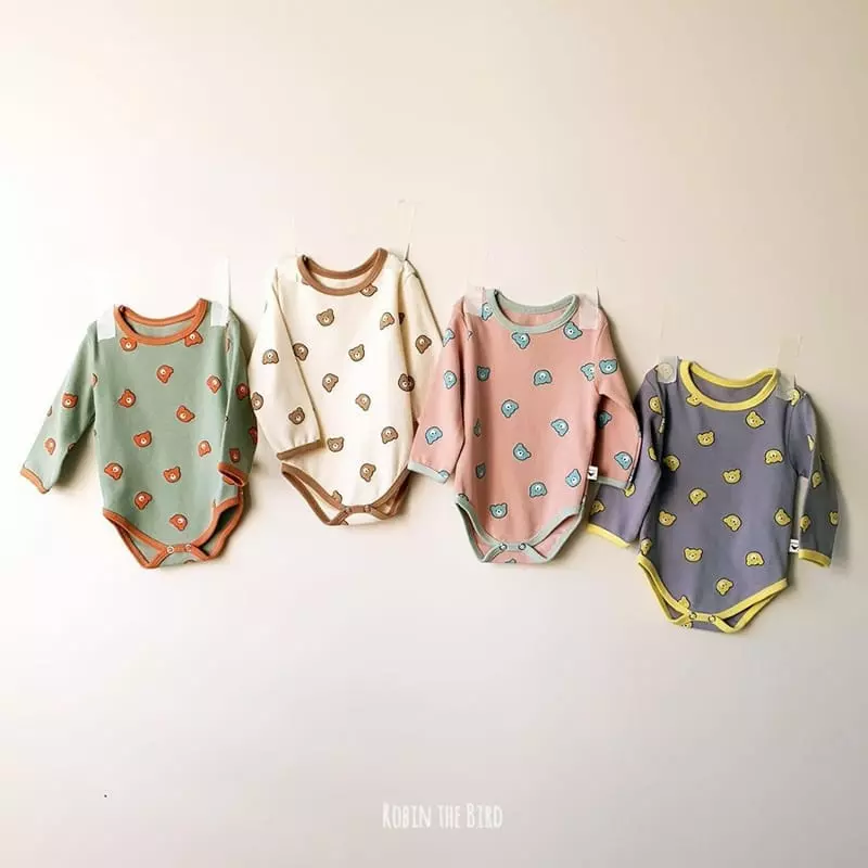 Saerobin - Korean Baby Fashion - #babyboutique - Candy Bear Eayswear Bodysuit - 10