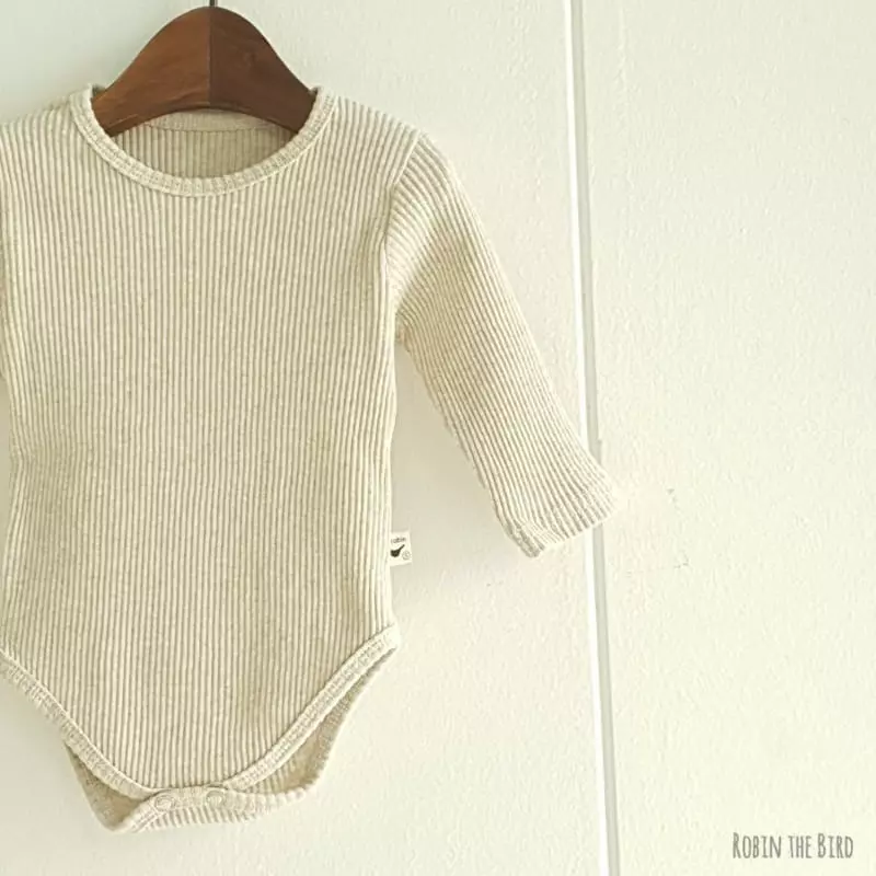 Saerobin - Korean Baby Fashion - #babyootd - Rib Easywear Bodysuit - 6