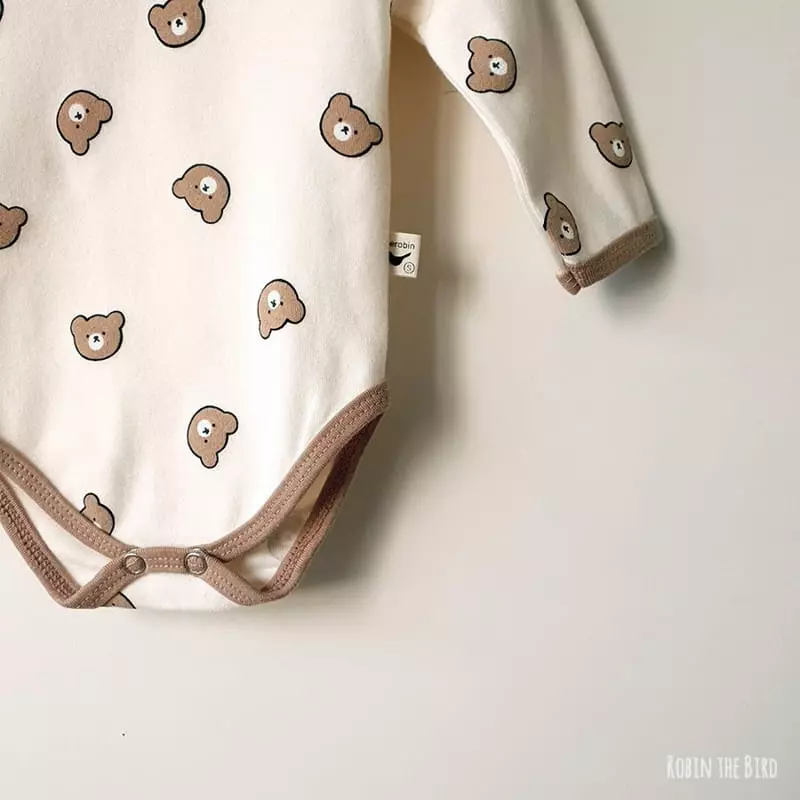 Saerobin - Korean Baby Fashion - #babyoninstagram - Candy Bear Eayswear Bodysuit - 4