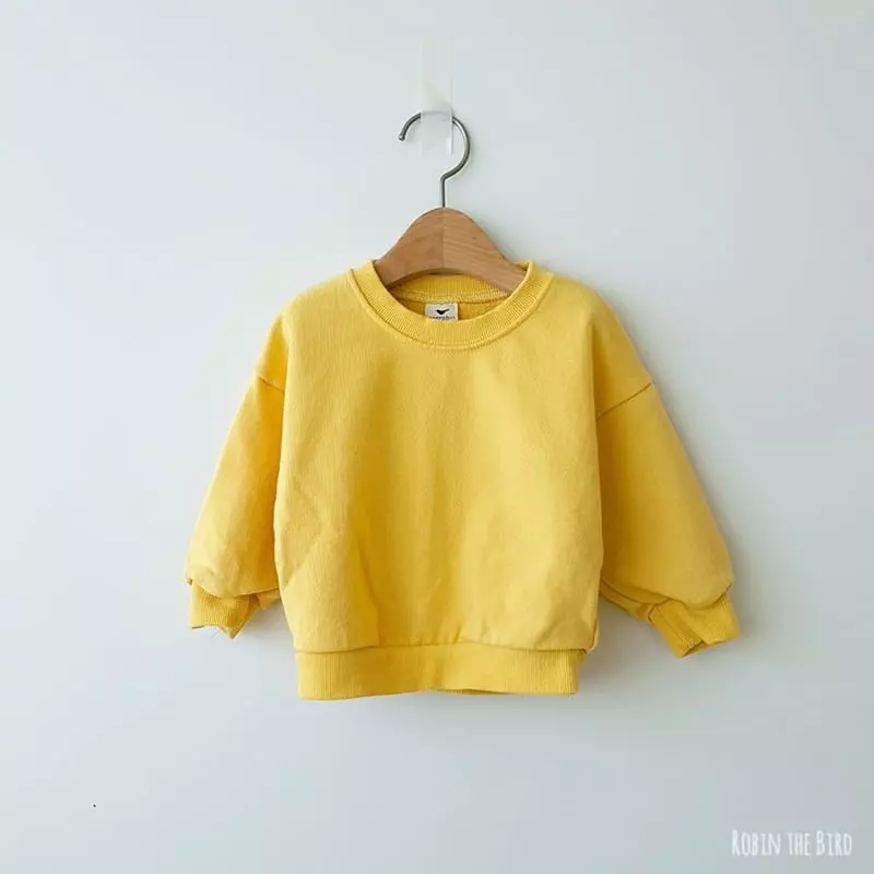 Saerobin - Korean Children Fashion - #Kfashion4kids - Simple Sweatshirt - 9