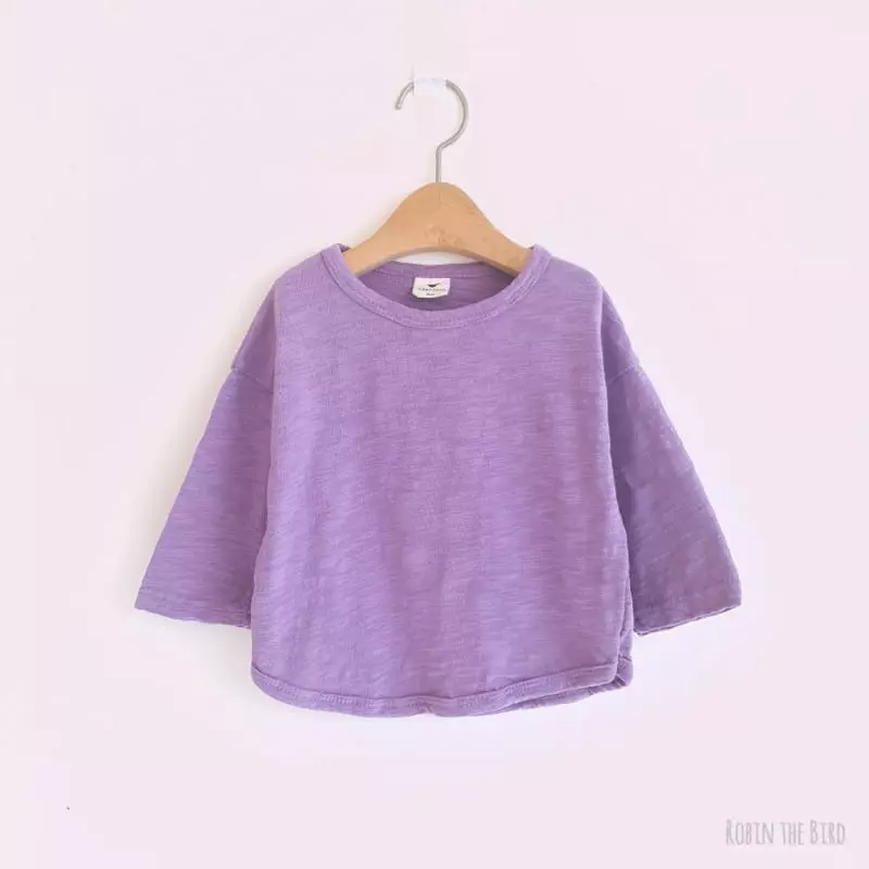 Saerobin - Korean Children Fashion - #Kfashion4kids - Washing Slub Tee - 6