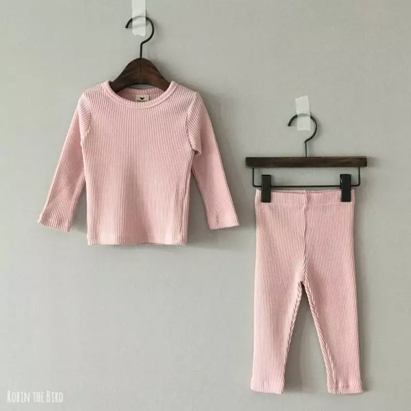 Saerobin - Korean Children Fashion - #childofig - Rib Easywear - 6