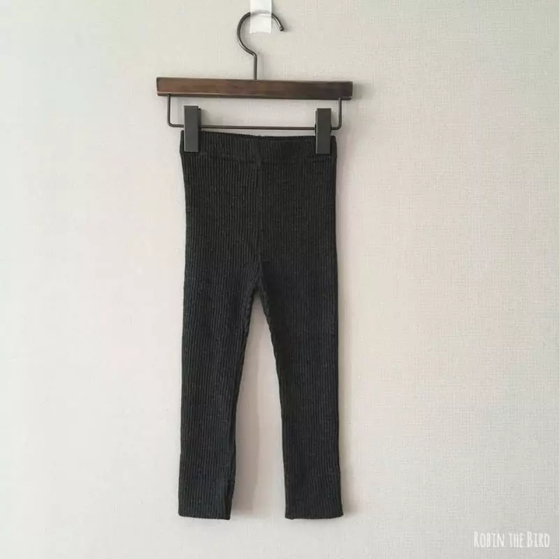 Saerobin - Korean Children Fashion - #stylishchildhood - Rib Leggings - 4
