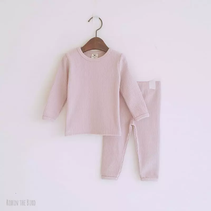 Saerobin - Korean Children Fashion - #childofig - Prechell Rib Easywear - 6
