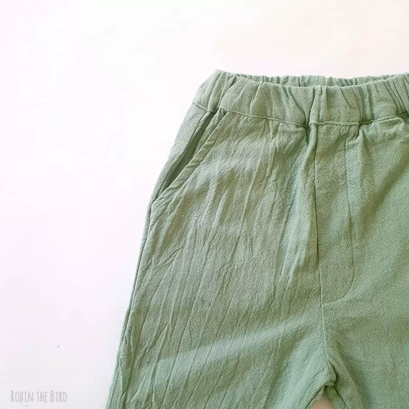 Saerobin - Korean Children Fashion - #prettylittlegirls - Cotton Washing Baggy Pants - 4