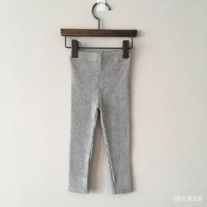 Saerobin - Korean Children Fashion - #childrensboutique - Rib Leggings - 5