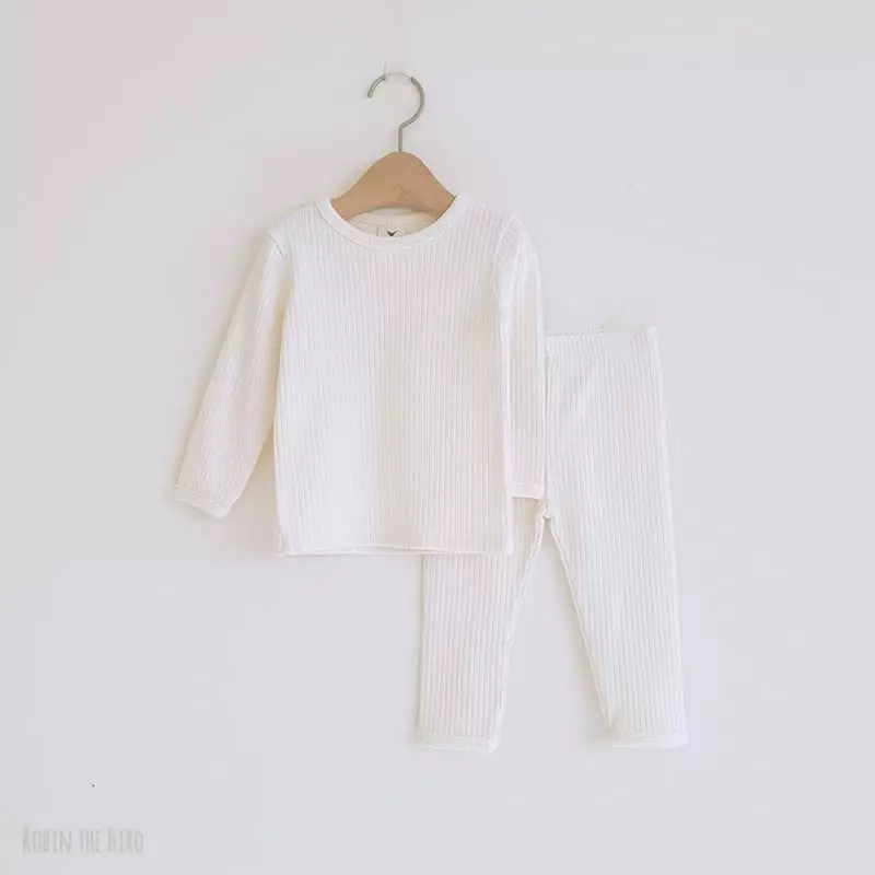Saerobin - Korean Children Fashion - #childrensboutique - Prechell Rib Easywear - 7
