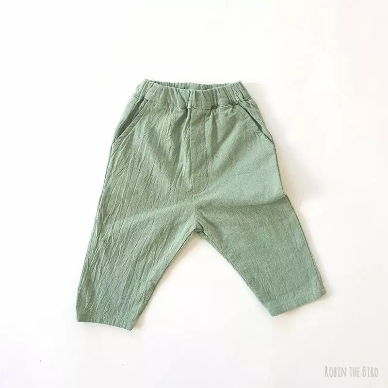 Saerobin - Korean Children Fashion - #childrensboutique - Cotton Washing Baggy Pants - 6