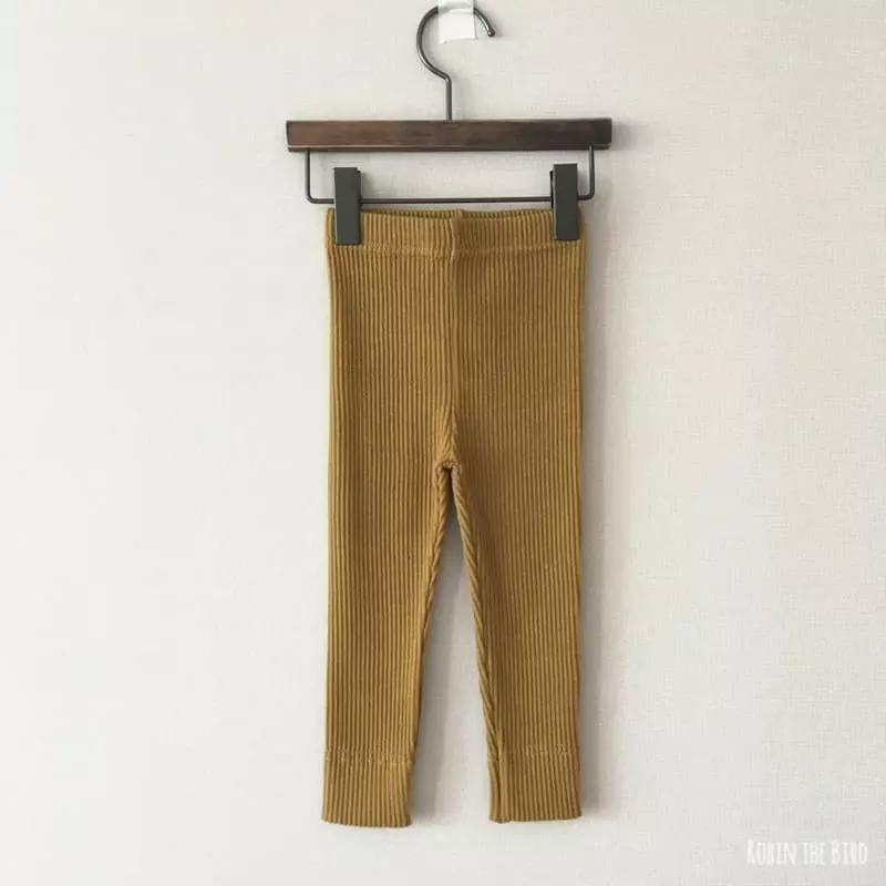Saerobin - Korean Children Fashion - #designkidswear - Rib Leggings - 6