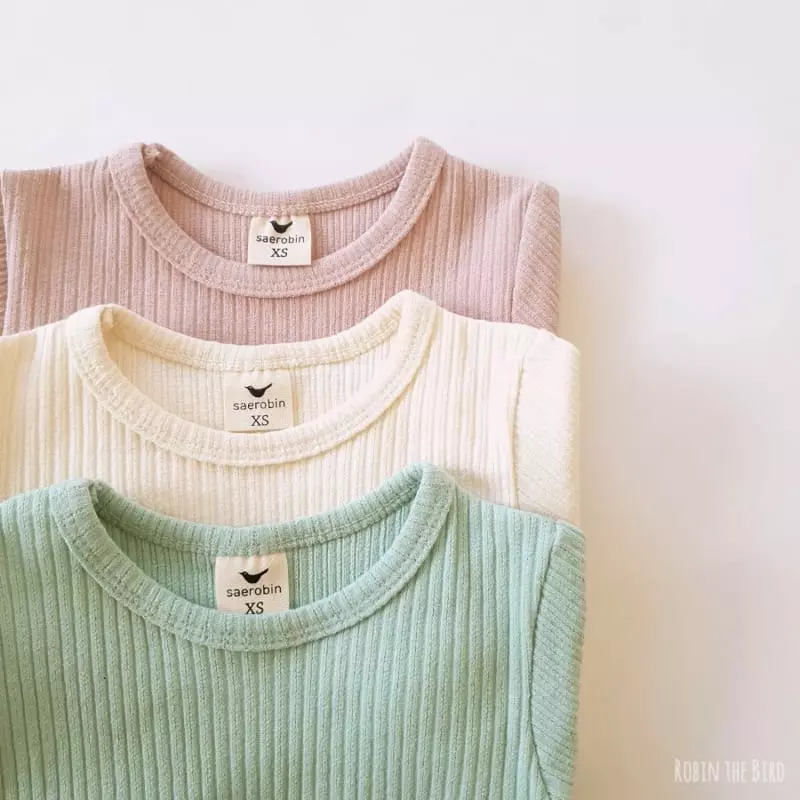 Saerobin - Korean Children Fashion - #designkidswear - Prechell Rib Easywear - 8