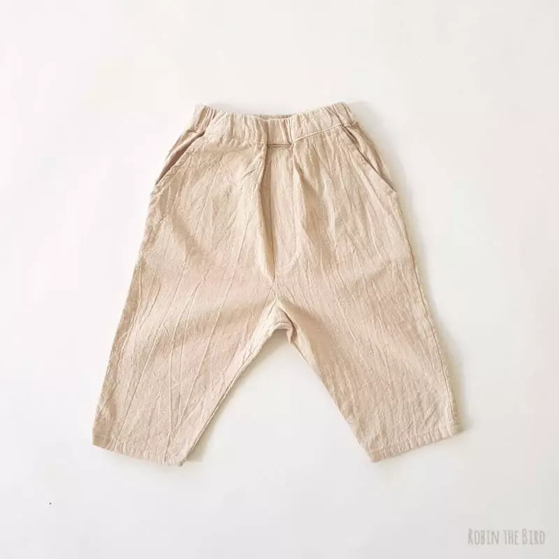Saerobin - Korean Children Fashion - #designkidswear - Cotton Washing Baggy Pants - 7