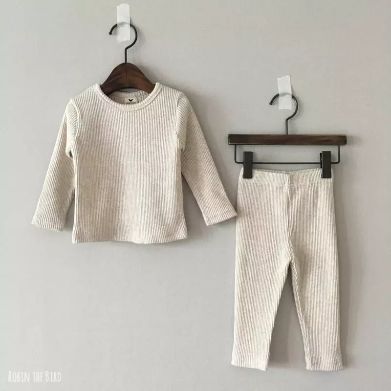 Saerobin - Korean Children Fashion - #discoveringself - Rib Easywear - 9