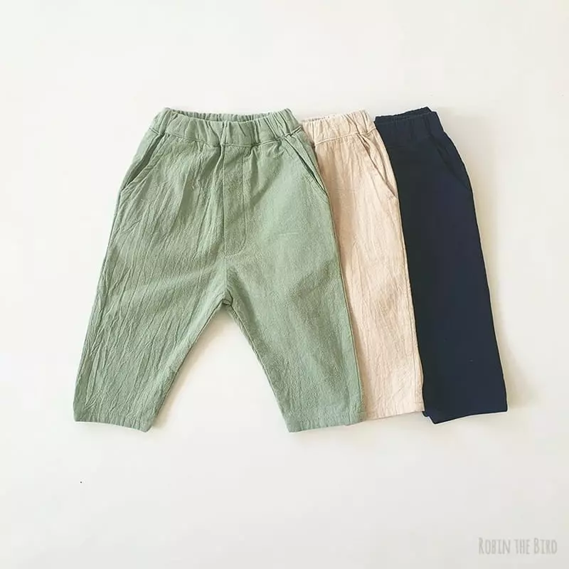 Saerobin - Korean Children Fashion - #discoveringself - Cotton Washing Baggy Pants - 8
