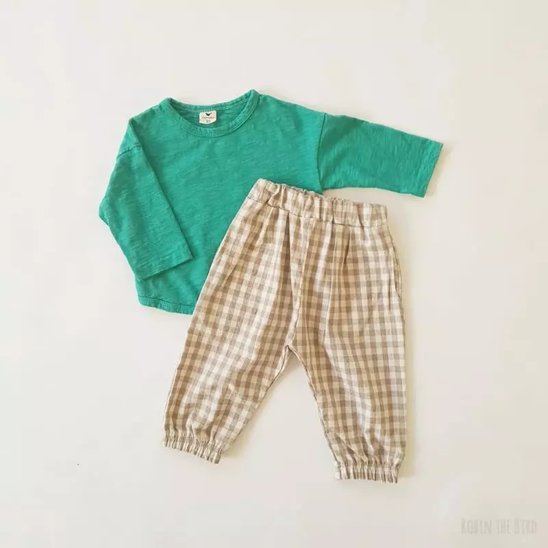 Saerobin - Korean Children Fashion - #discoveringself - Washing Slub Tee