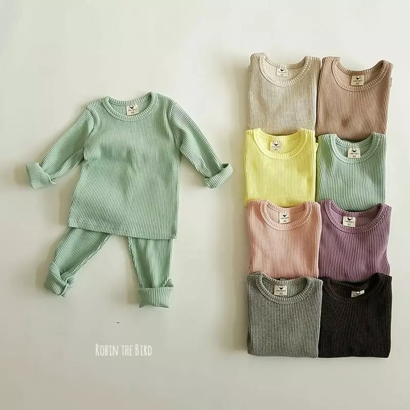 Saerobin - Korean Children Fashion - #fashionkids - Rib Easywear - 10