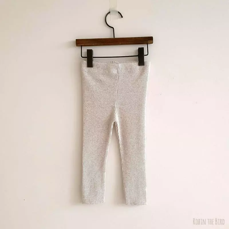 Saerobin - Korean Children Fashion - #fashionkids - Rib Leggings - 8