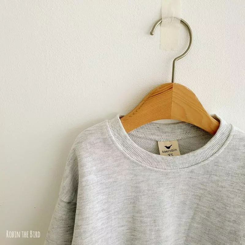 Saerobin - Korean Children Fashion - #kidsstore - Simple Sweatshirt - 7