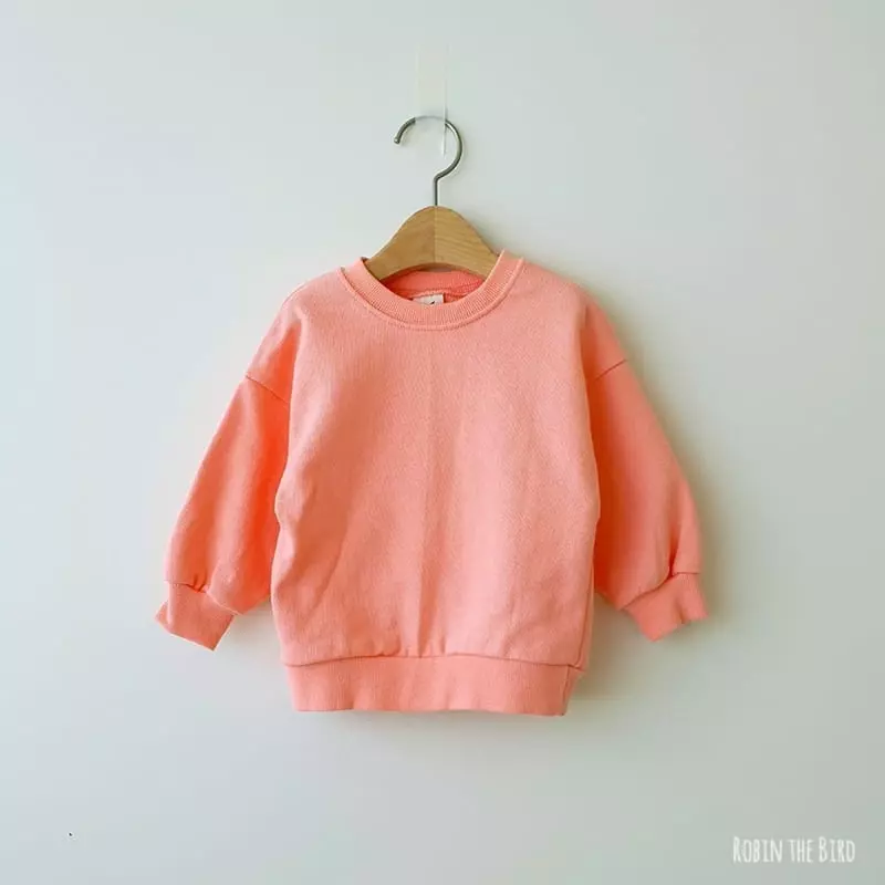 Saerobin - Korean Children Fashion - #littlefashionista - Simple Sweatshirt - 10