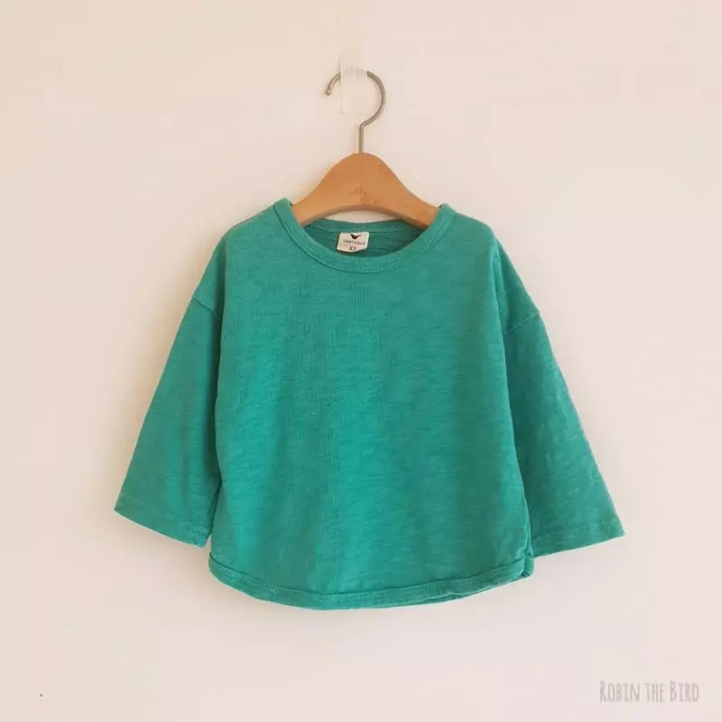 Saerobin - Korean Children Fashion - #littlefashionista - Washing Slub Tee - 7