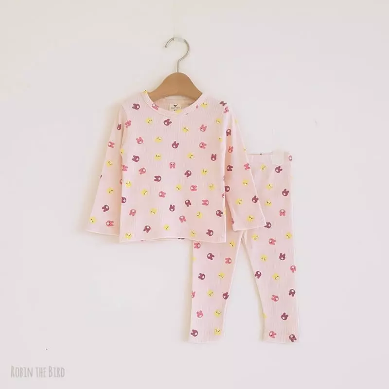Saerobin - Korean Children Fashion - #magicofchildhood - Waffle Rabbit Easywear - 6