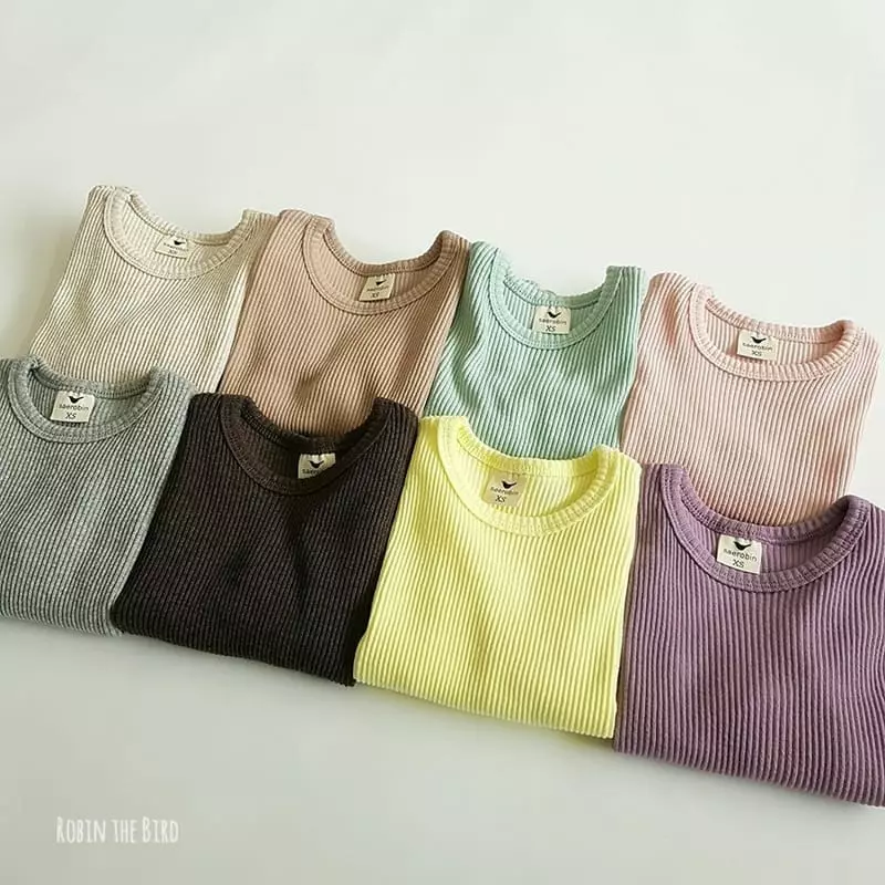 Saerobin - Korean Children Fashion - #minifashionista - Rib Easywear