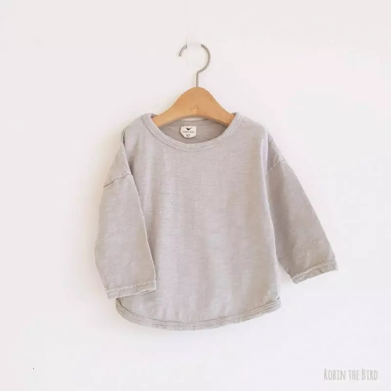 Saerobin - Korean Children Fashion - #minifashionista - Washing Slub Tee - 9