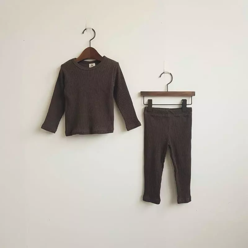 Saerobin - Korean Children Fashion - #prettylittlegirls - Rib Easywear - 2