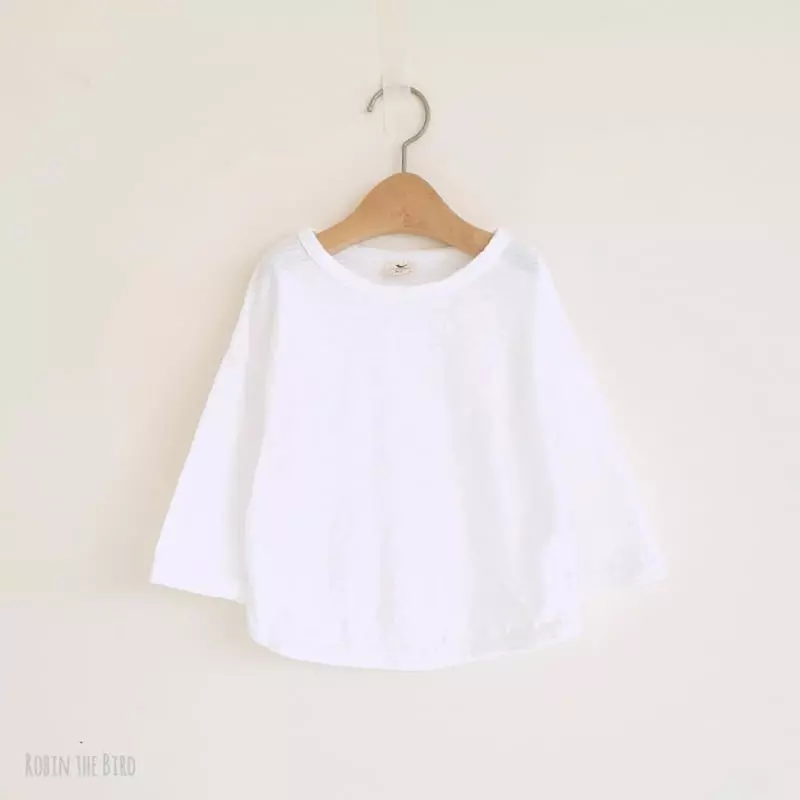 Saerobin - Korean Children Fashion - #prettylittlegirls - Washing Slub Tee - 10