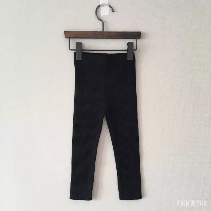Saerobin - Korean Children Fashion - #stylishchildhood - Rib Leggings - 3