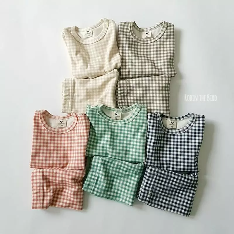Saerobin - Korean Children Fashion - #todddlerfashion - Check Easywear - 2