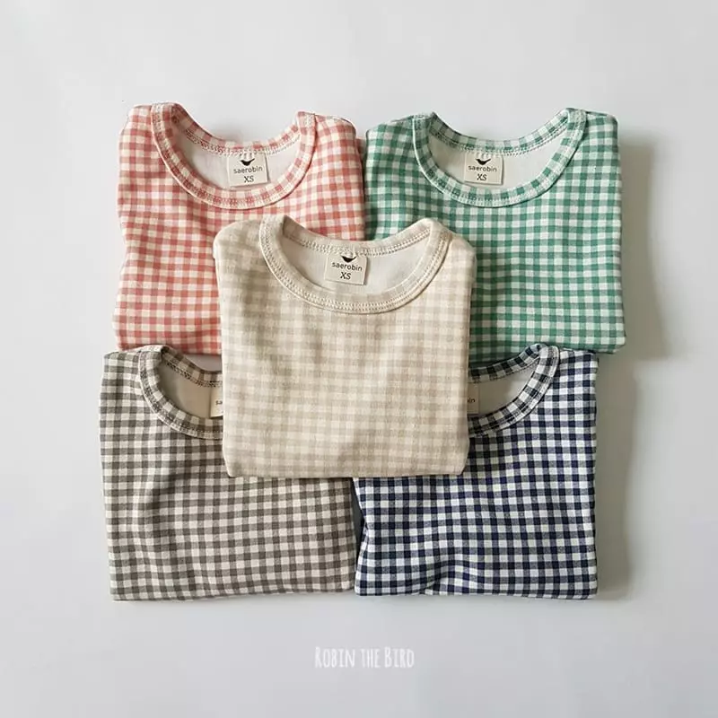 Saerobin - Korean Children Fashion - #toddlerclothing - Check Easywear - 3