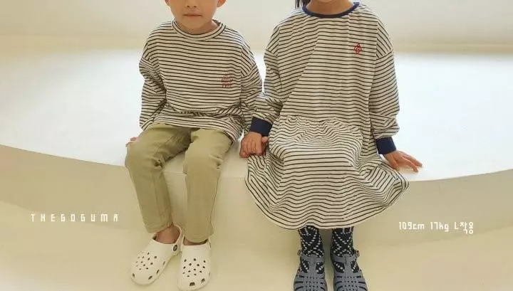 Shinseage Kids - Korean Children Fashion - #discoveringself - Gogo Stripes One-piece - 5