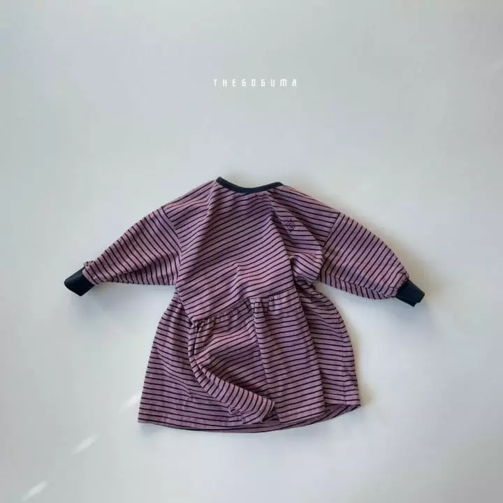 Shinseage Kids - Korean Children Fashion - #fashionkids - Gogo Stripes One-piece - 6