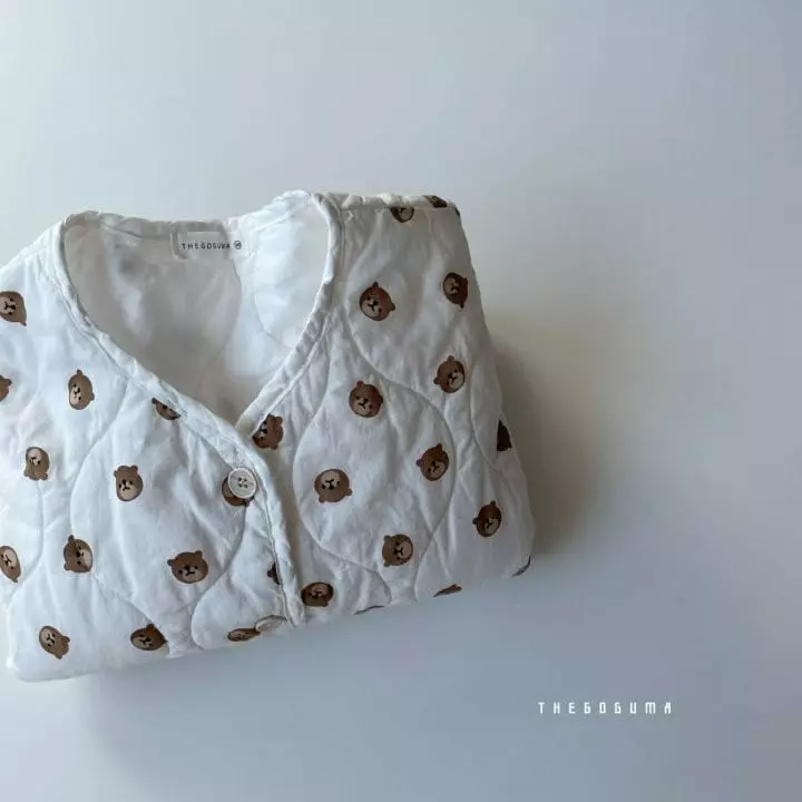 Shinseage Kids - Korean Children Fashion - #fashionkids - Bear Quilting Jumper - 4