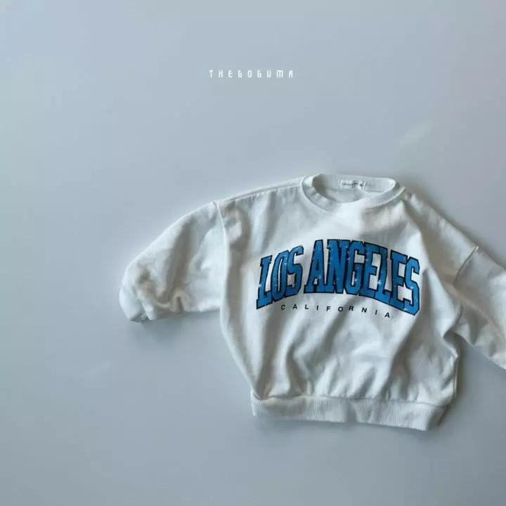 Shinseage Kids - Korean Children Fashion - #kidsshorts - Los Angeles Sweatshirt - 12