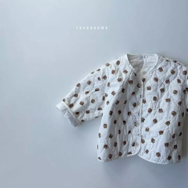Shinseage Kids - Korean Children Fashion - #kidzfashiontrend - Bear Quilting Jumper - 6