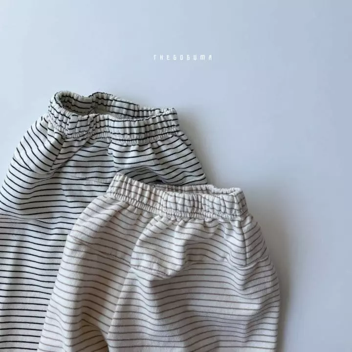 Shinseage Kids - Korean Children Fashion - #minifashionista - Comfortable Stripes Pants